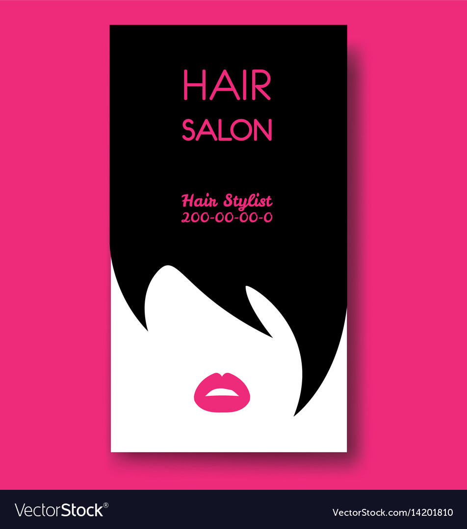 Hair Salon Business Card Templates With Black Hair Throughout Hairdresser Business Card Templates Free