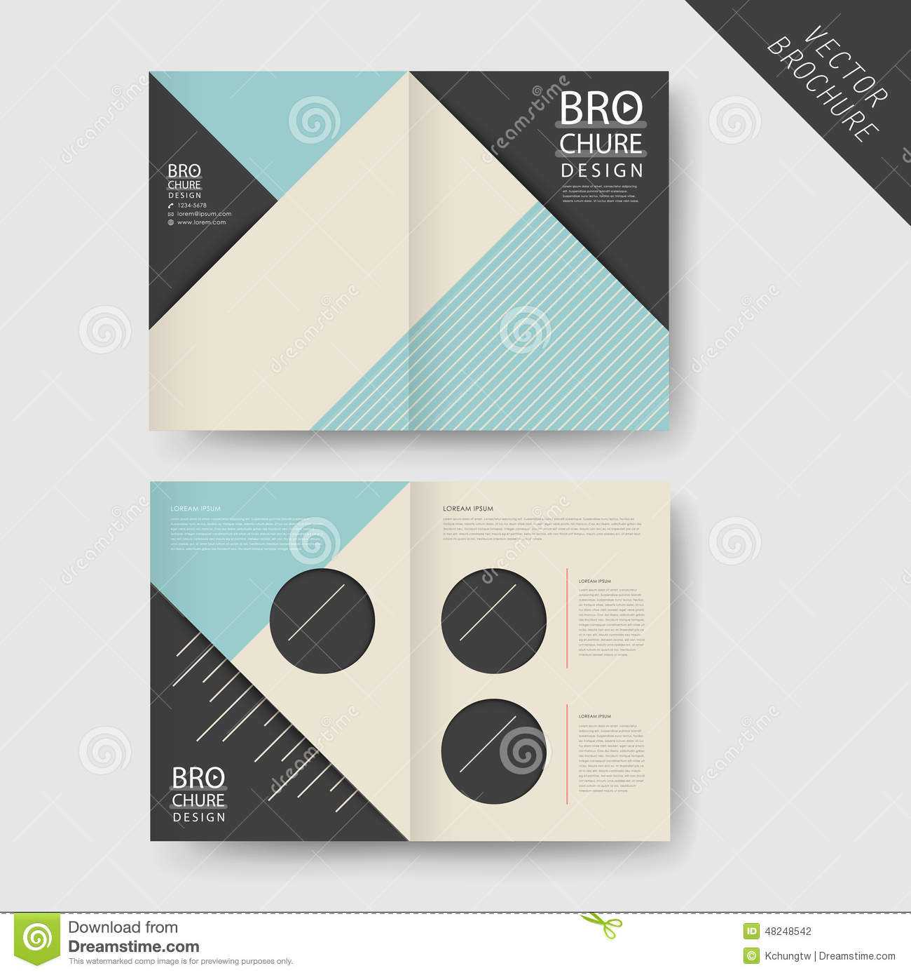 Halffold - Corto.foreversammi Pertaining To Half Page Brochure Template