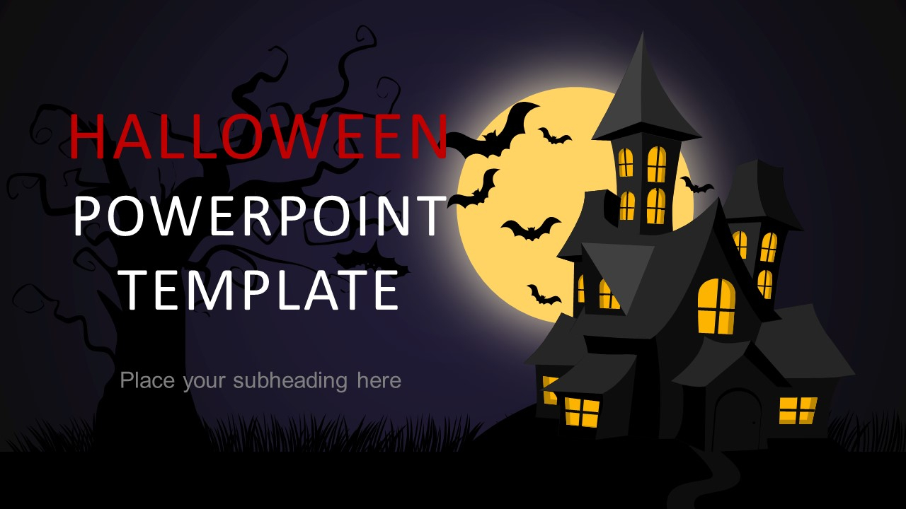 Halloween Powerpoint Template 2018 Regarding Halloween Certificate Template