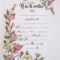 Hand Drawn & Painted Birth Certificate (Perfect For A Little Regarding Girl Birth Certificate Template