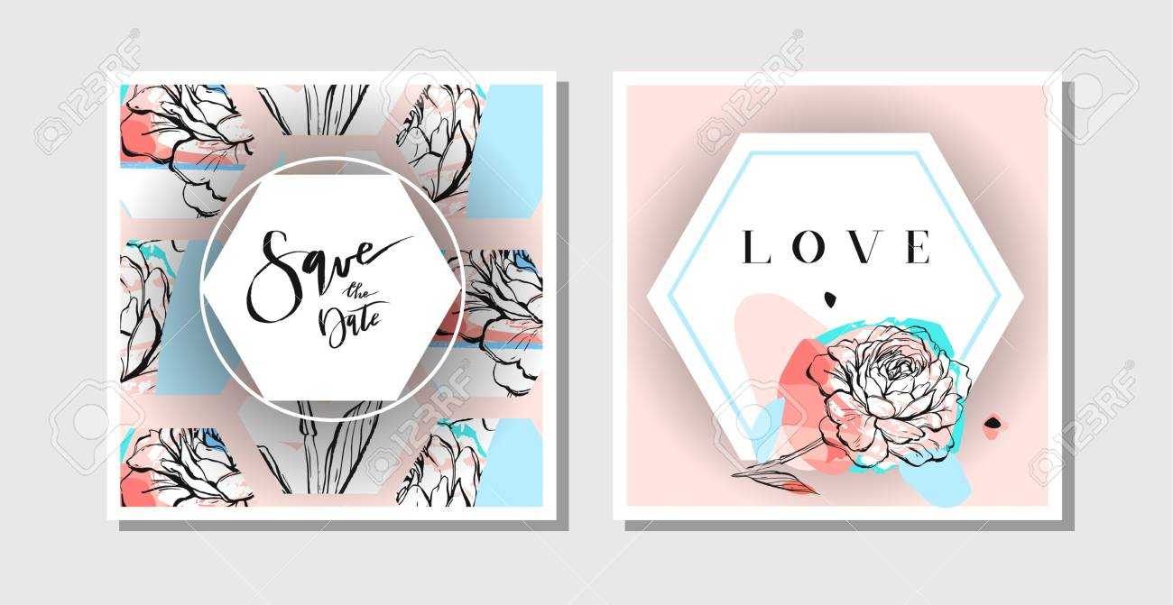 Hand Drawn Vector Abstract Creative Collage Freehand Textured.. Intended For Birthday Card Collage Template