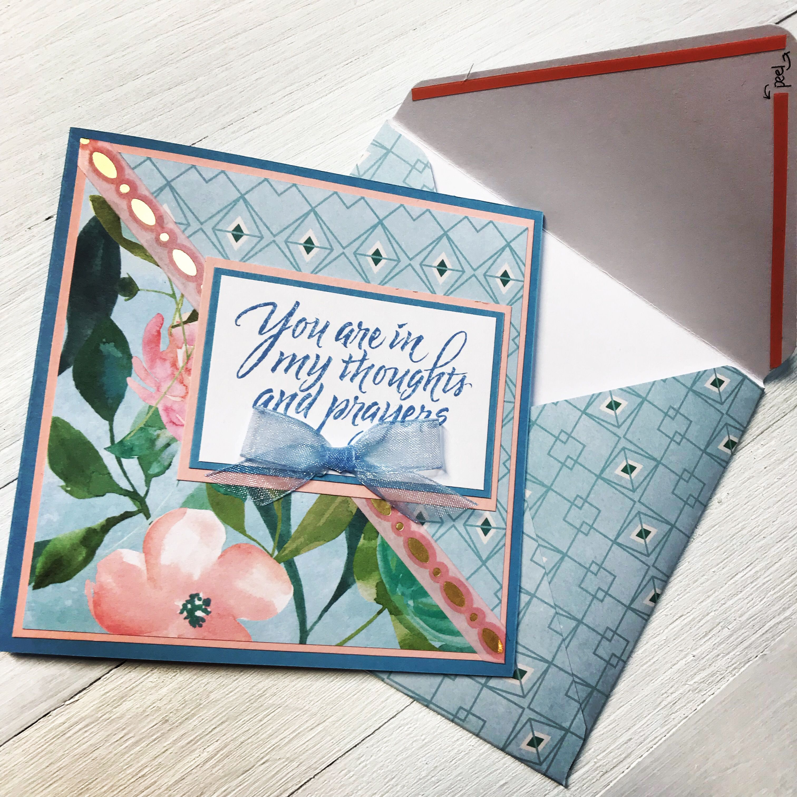 Handmade Card Using Spring Posies Paper Padrecollections With Recollections Cards And Envelopes Templates