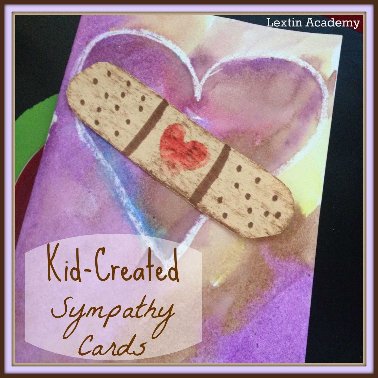 Handmade Sympathy Cards | Cards | Sympathy Cards, Kids Cards For Sorry For Your Loss Card Template