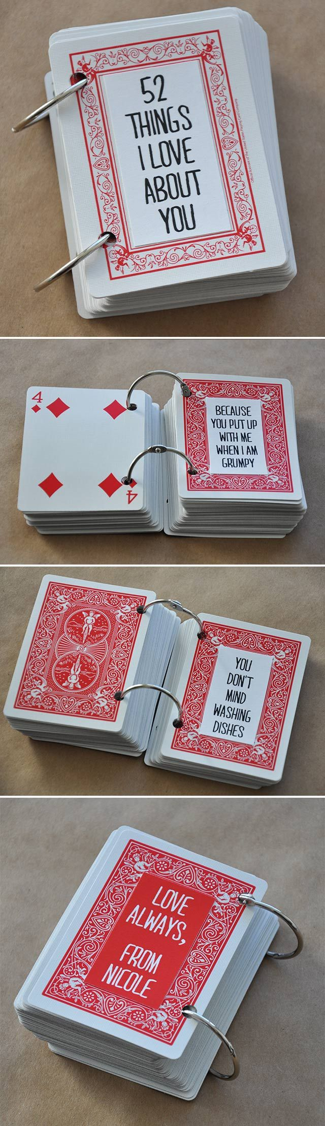 Hanna Megan (Hanna Garcia77) On Pinterest Throughout 52 Things I Love About You Deck Of Cards Template