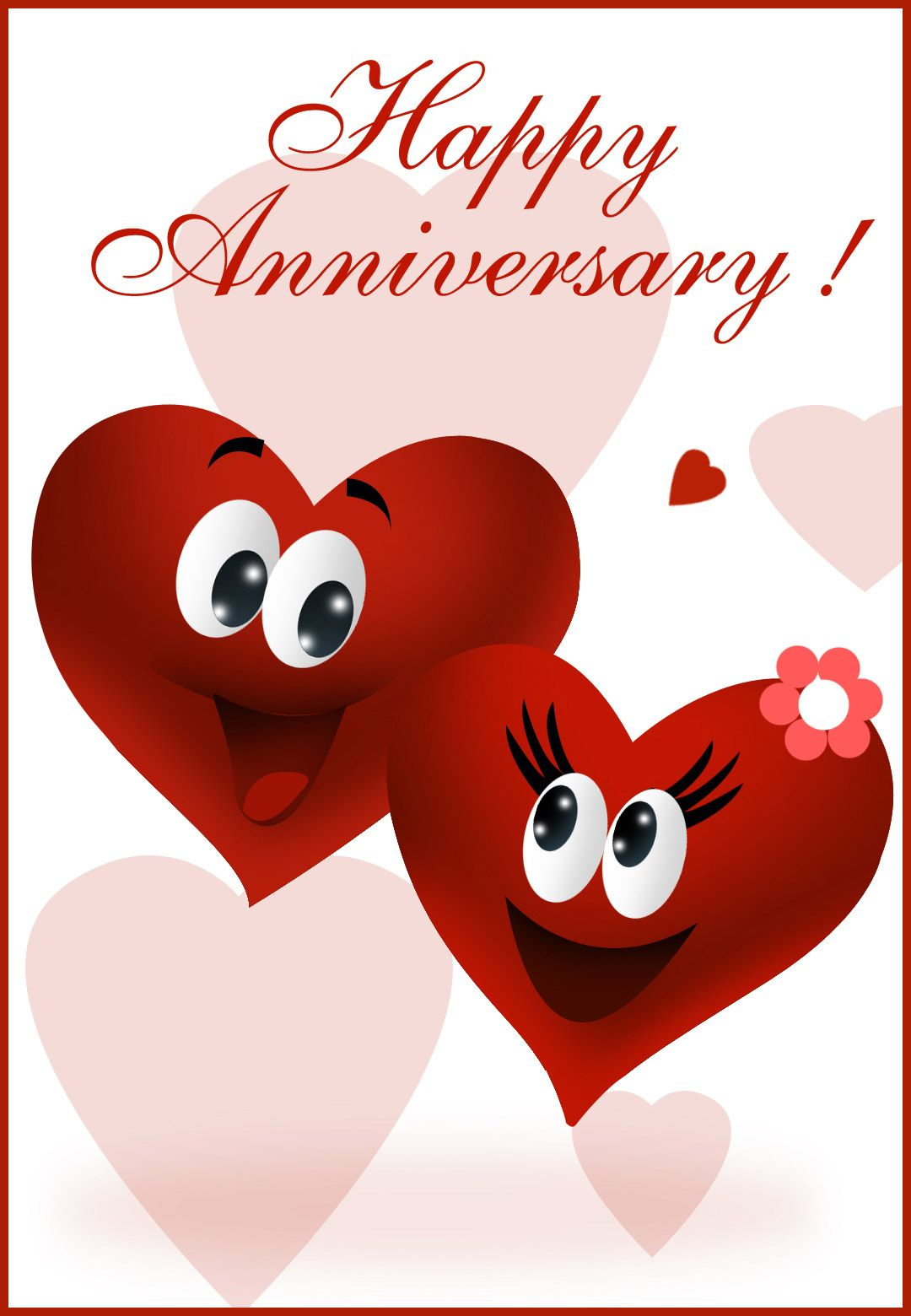 Happy Anniversary – Happy Anniversary Card (Free | Happy With Regard To Word Anniversary Card Template
