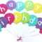 Happy Birthday Banner Diy Template | Balloon Birthday Banner With Diy Party Banner Template