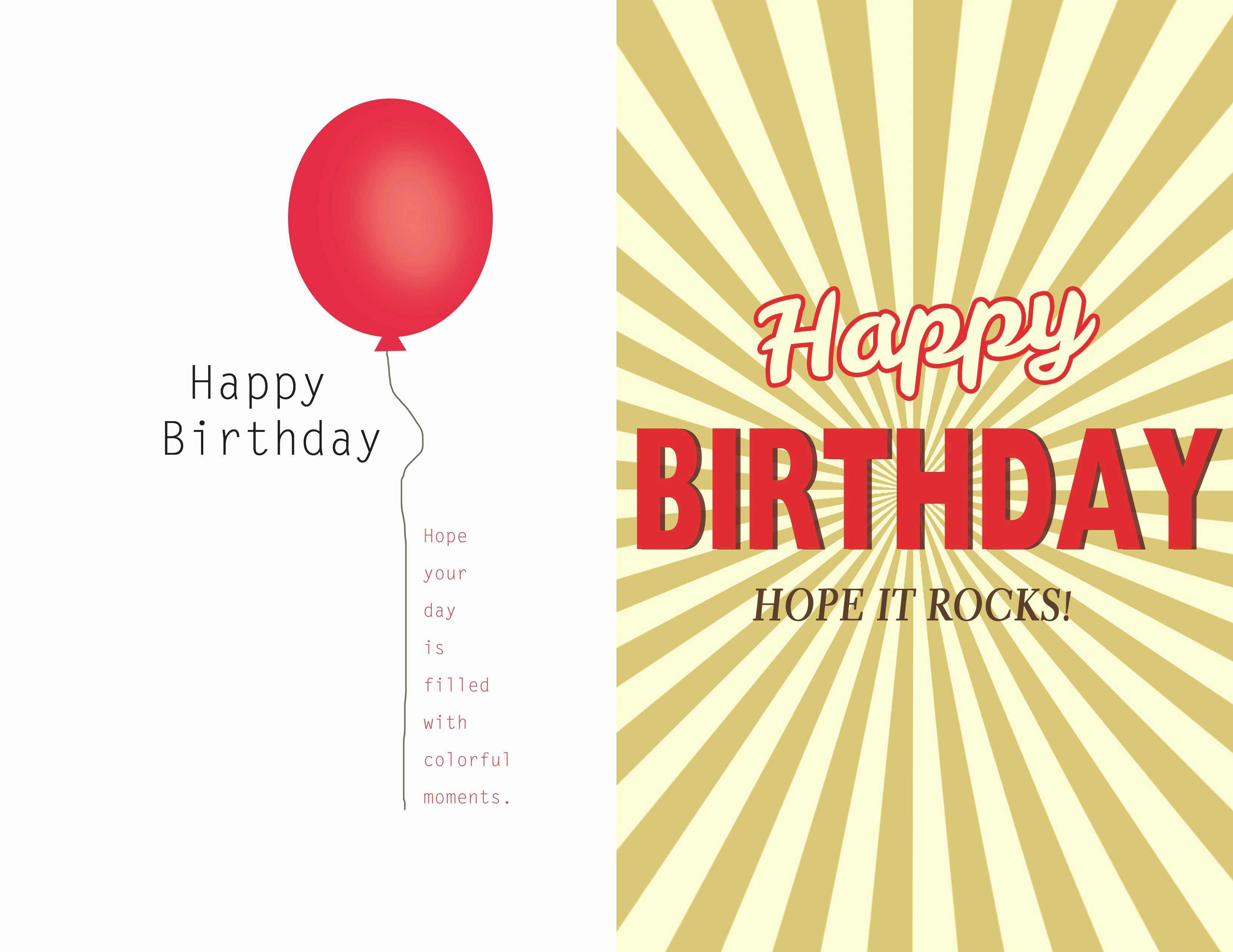 Happy Birthday Card Template – Bedfordfarmersmkt For Quarter Fold Birthday Card Template