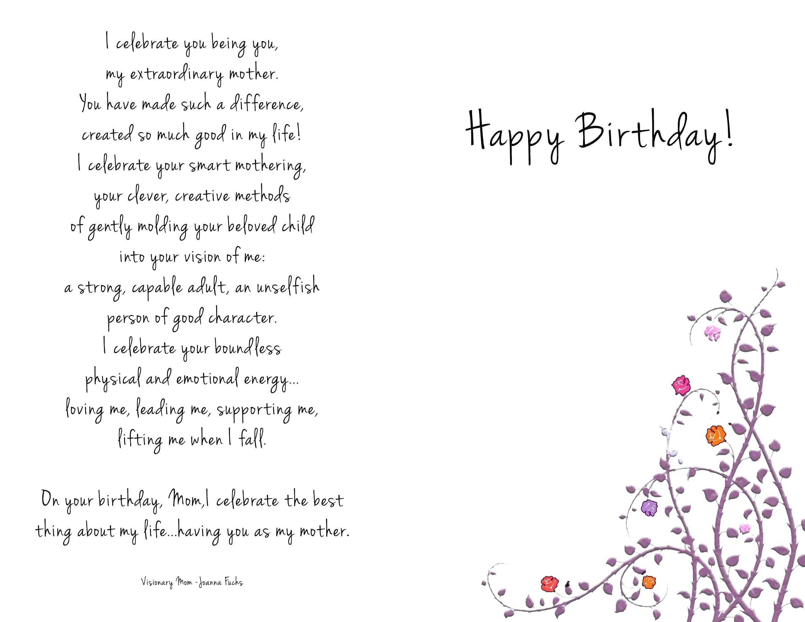 Happy Birthday Mom Coloring Cards – Navajosheet.co Within Mom Birthday Card Template