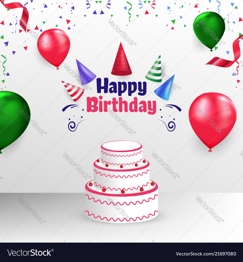 Happy Birthday Poster Banner Cover Template Design Within Free Happy Birthday Banner Templates Download