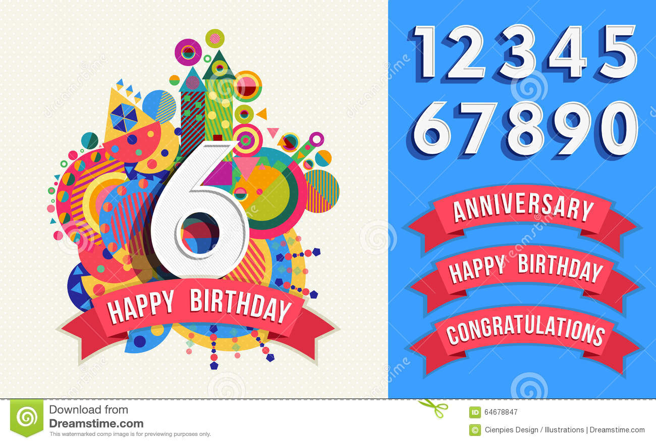 Happy Birthday Template Powerpoint Greeting Card Number Set Regarding Greeting Card Template Powerpoint