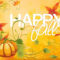 Happy Fall Powerpoint Template | Fall Thanksgiving Powerpoints Pertaining To Free Fall Powerpoint Templates