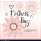 Happy Mother Day Card Background Template With With Regard To Mothers Day Card Templates