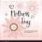 Happy Mother Day Card Background Template With With Regard To Mothers Day Card Templates