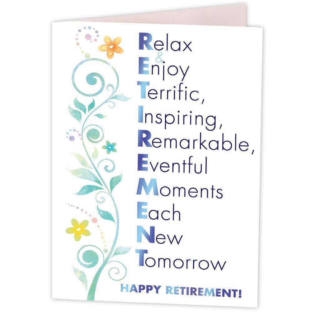 Happy Retirement Greeting Card | Greeting Cards ~ Retirement Throughout Retirement Card Template