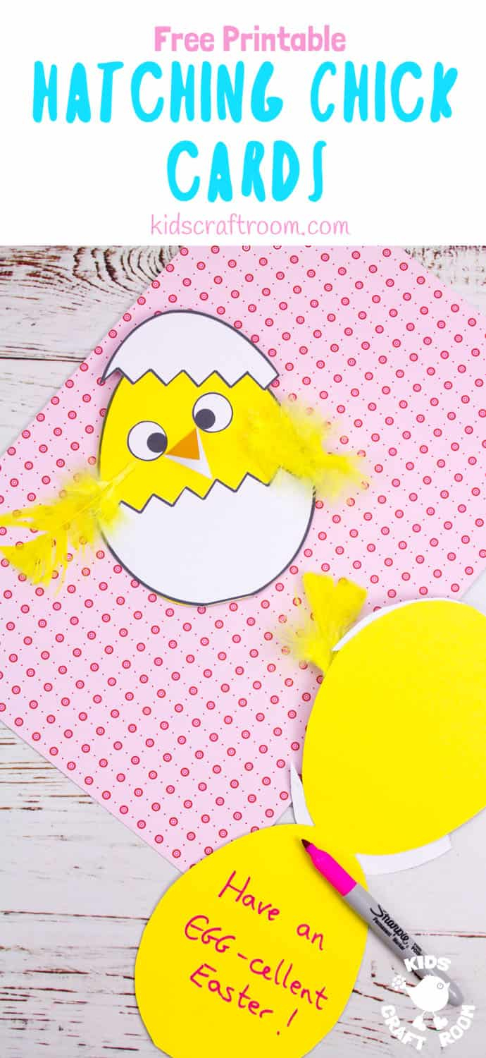 Hatching Chick Easter Card Craft – Kids Craft Room With Easter Chick Card Template