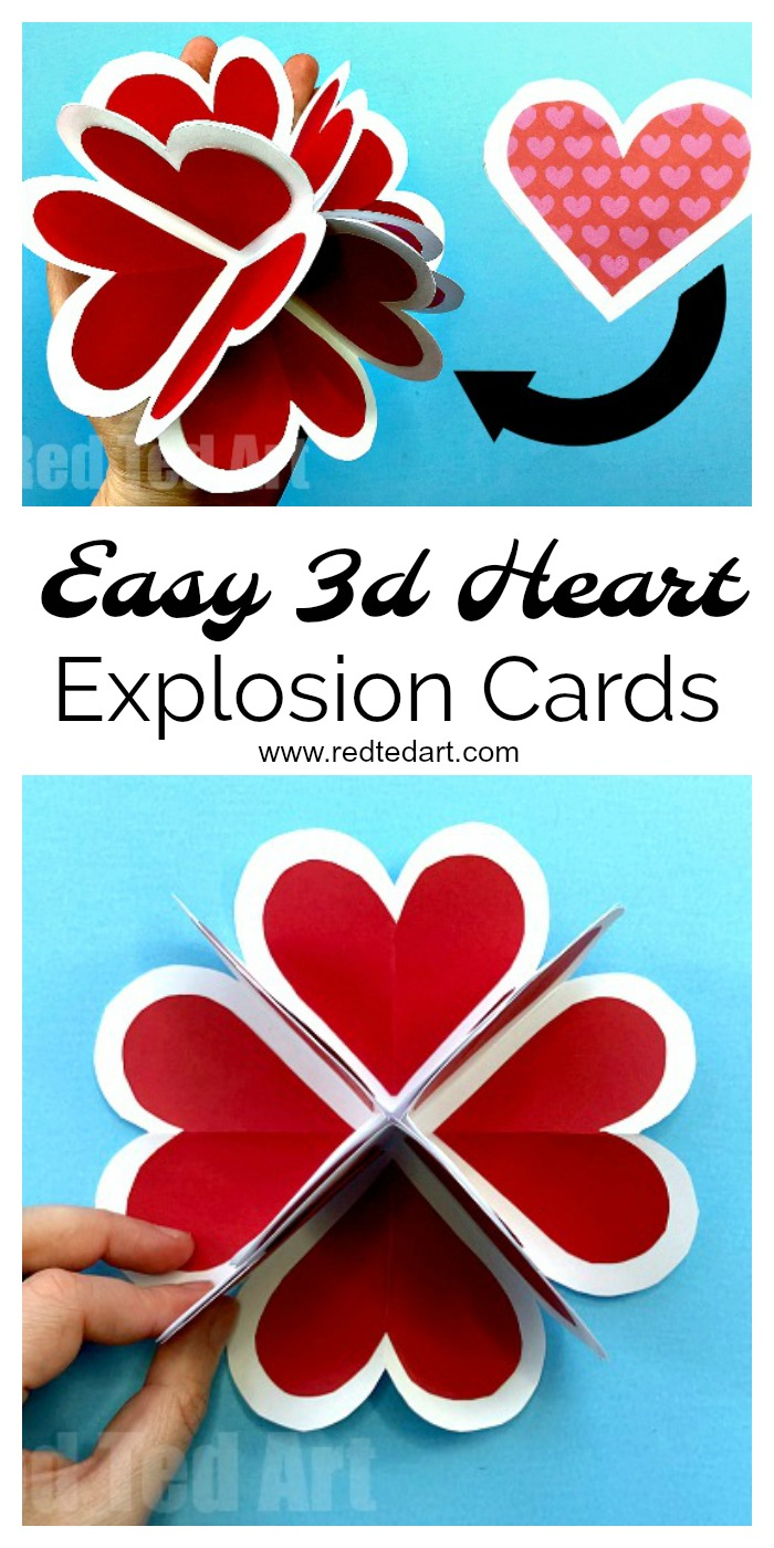 Heart Pop Up Valentine Card – Red Ted Art Throughout Heart Pop Up Card Template Free