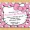 Hello Kitty Birthday Invitations Printable Free – Invitation Intended For Hello Kitty Birthday Card Template Free