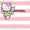Hello Kitty Invitation Template – Portrait Mode | Free Regarding Hello Kitty Birthday Banner Template Free