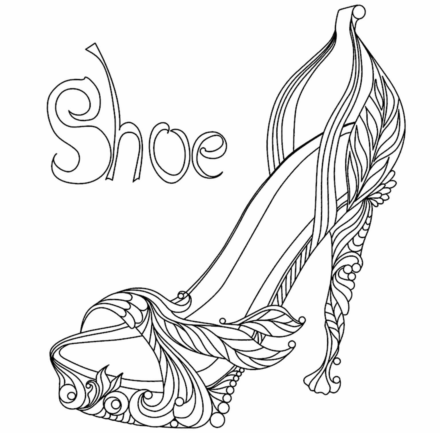 High Heel Drawing Template At Paintingvalley | Explore Intended For High Heel Template For Cards