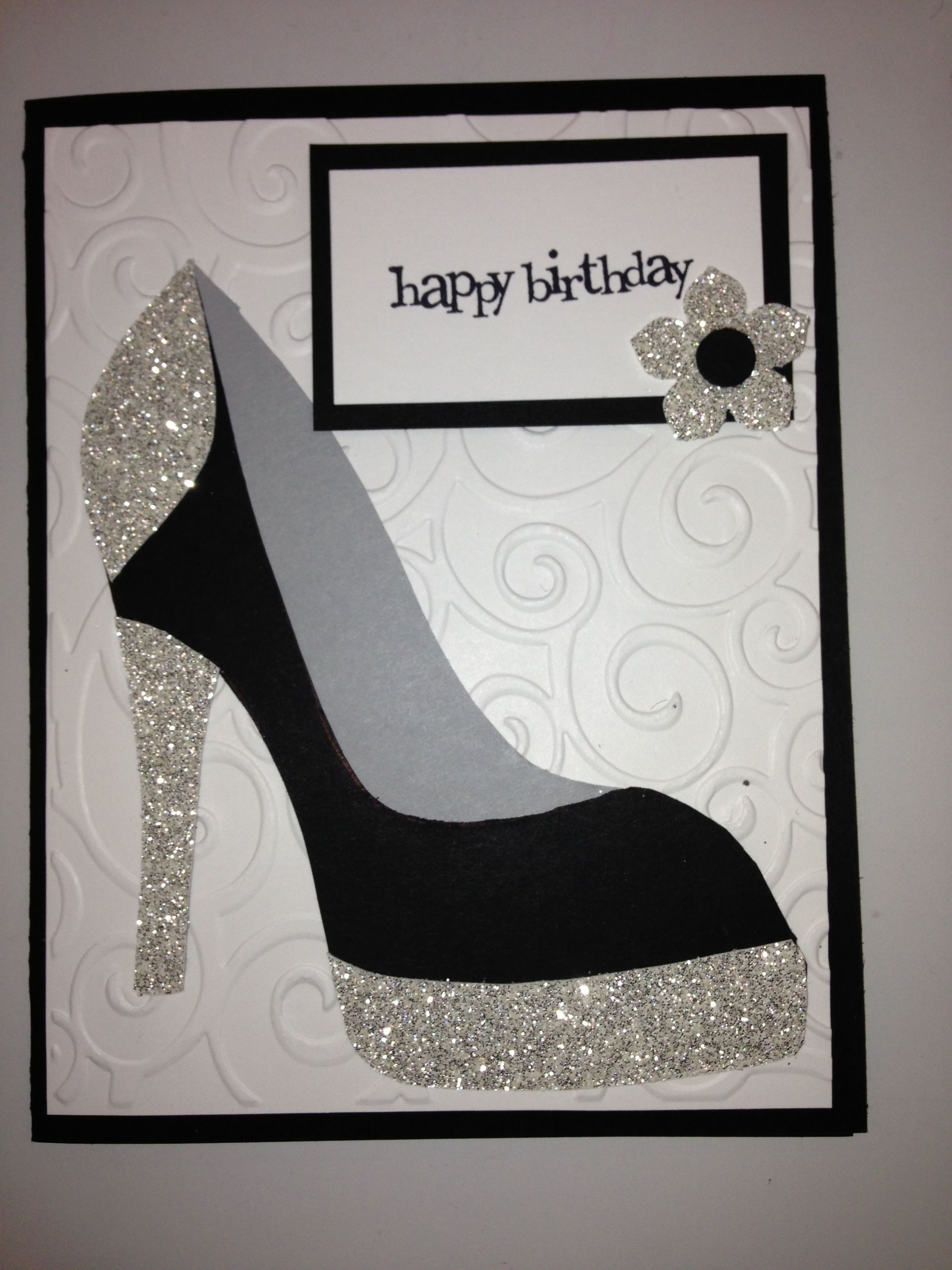 High Heel Shoe Card – Birthday Tanya Bell's High Heel Shoe Pertaining To High Heel Template For Cards