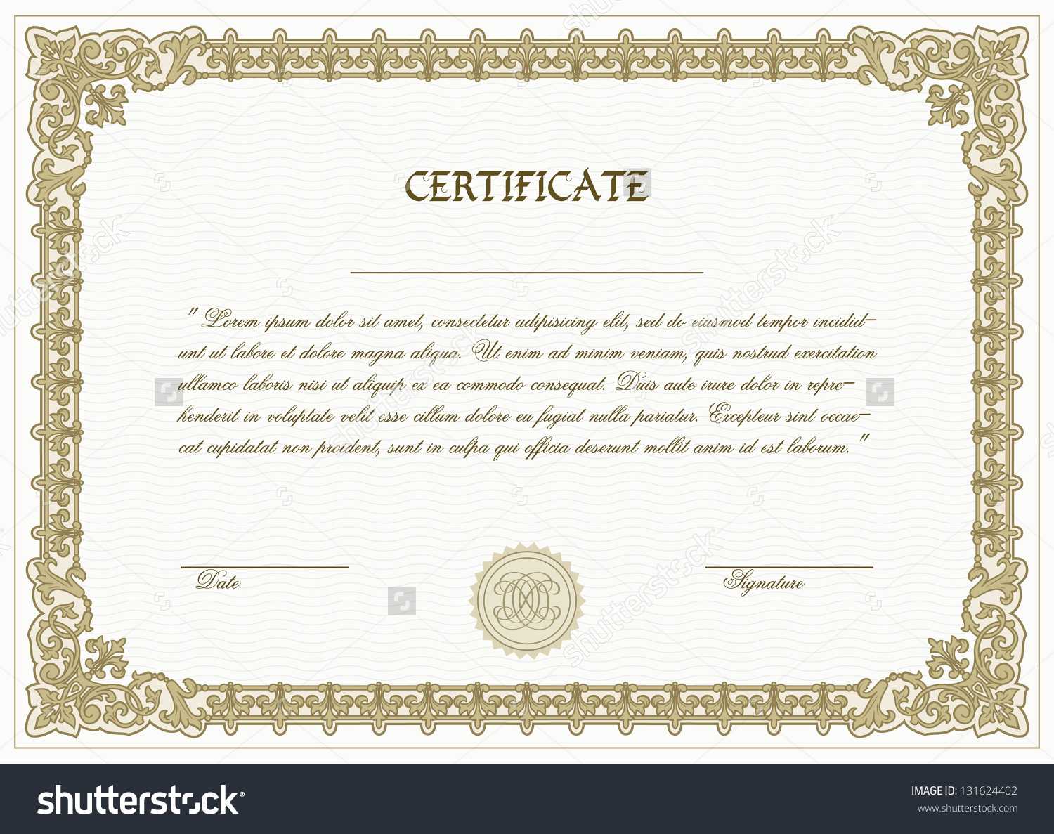 High Resolution Certificate Template – Atlantaauctionco In High Resolution Certificate Template