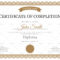 High School Completion Certificate Template Pertaining To Certificate Templates For School