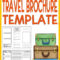 Historical Travel Brochure And Research Project | Travel Throughout Student Brochure Template