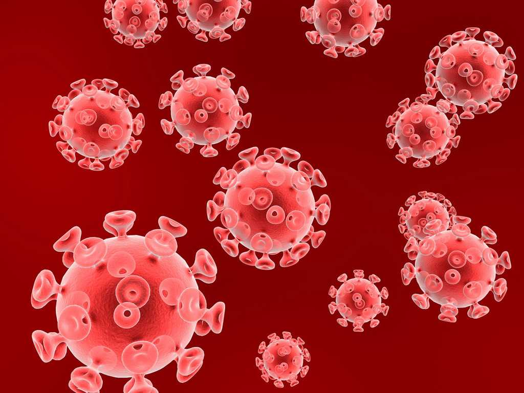 Hiv Virus Particles Backgrounds For Powerpoint – Health And With Virus Powerpoint Template Free Download