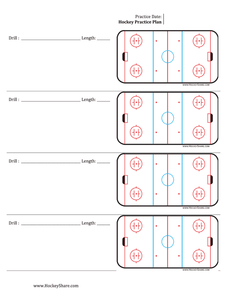 Hockey Practice Sheeyts – Fill Online, Printable, Fillable Pertaining To Blank Hockey Practice Plan Template