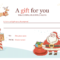 Holiday Gift Certificate Template Inside Christmas Gift Certificate Template Free Download