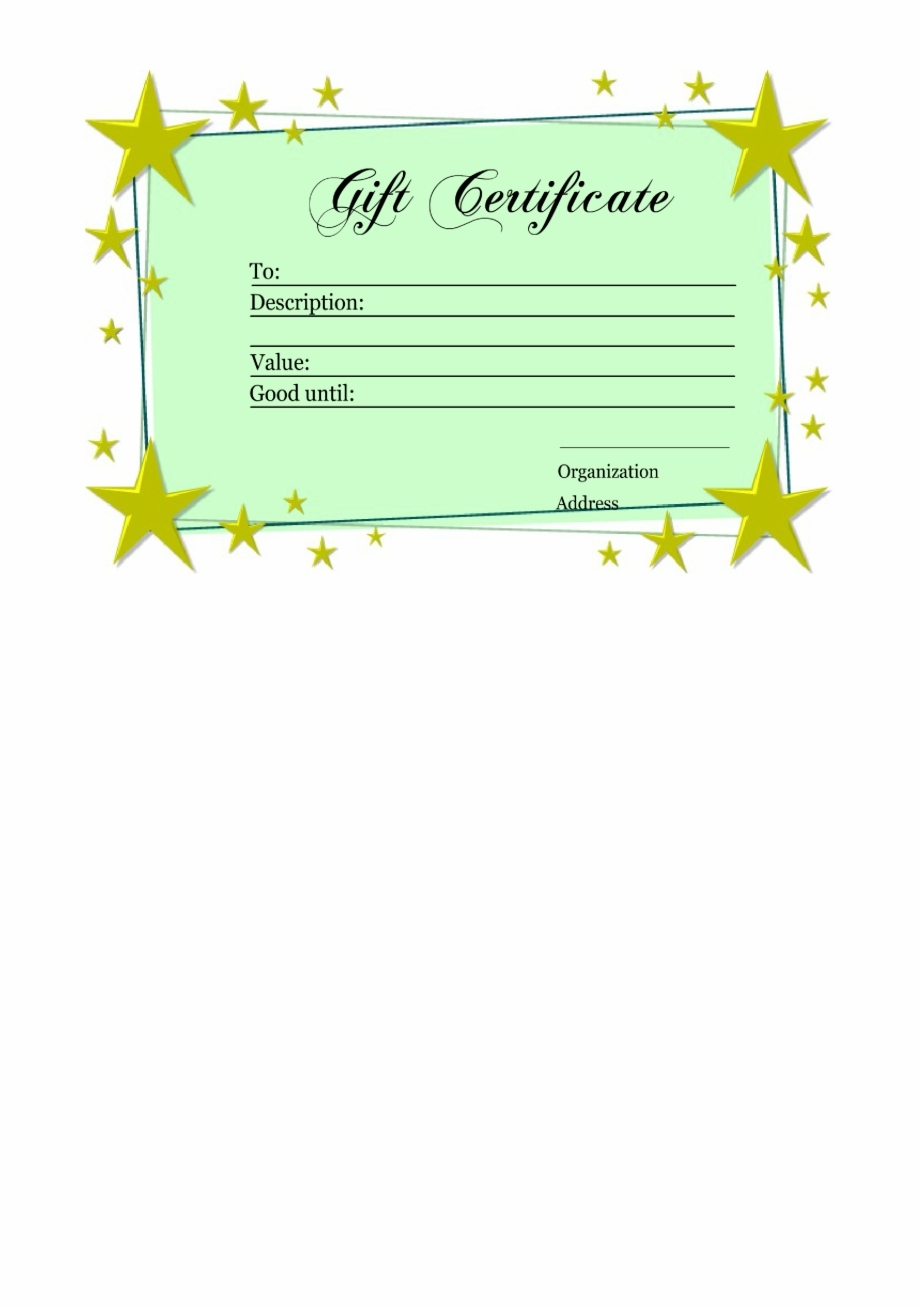 Homemade Gift Certificate Template – Printable Gift Vouchers Regarding Homemade Christmas Gift Certificates Templates