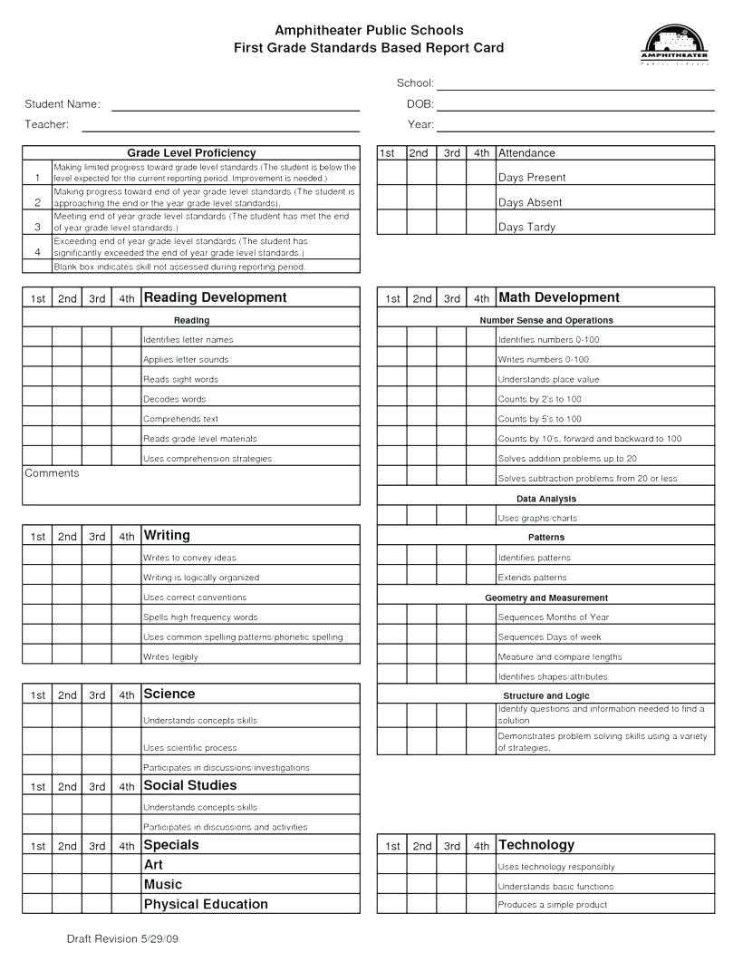 Homeschool Report Card Template Free – Verypage.co Inside Homeschool Middle School Report Card Template