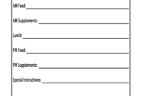 Horse Stall Cards Templates - Fill Online, Printable intended for Horse Stall Card Template