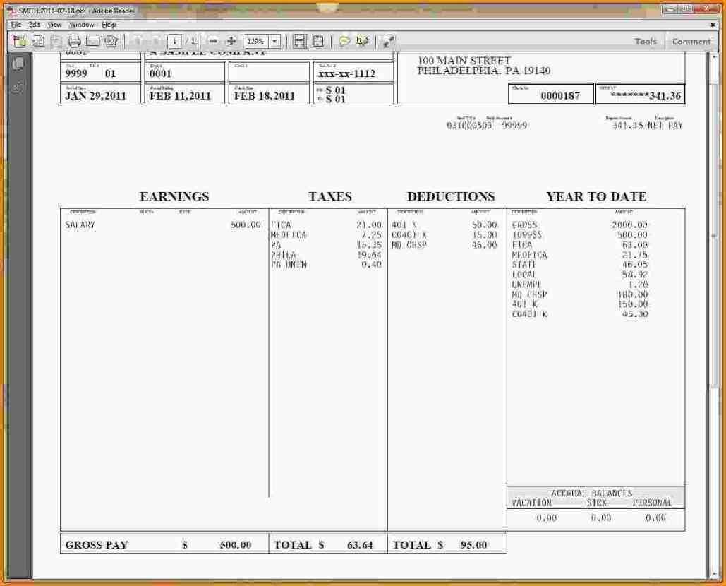 Hourly Wage Then Log Download Pay Stub Template Word Free Inside Free Pay Stub Template Word