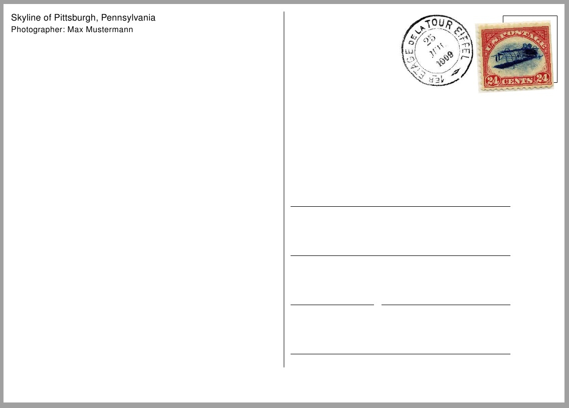 How Can I Make A Postcard Template? – Tex – Latex Stack Exchange Inside Post Cards Template