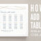 How To Add More Tables To Your Wedding Seating Chart Template Within Wedding Seating Chart Template Word