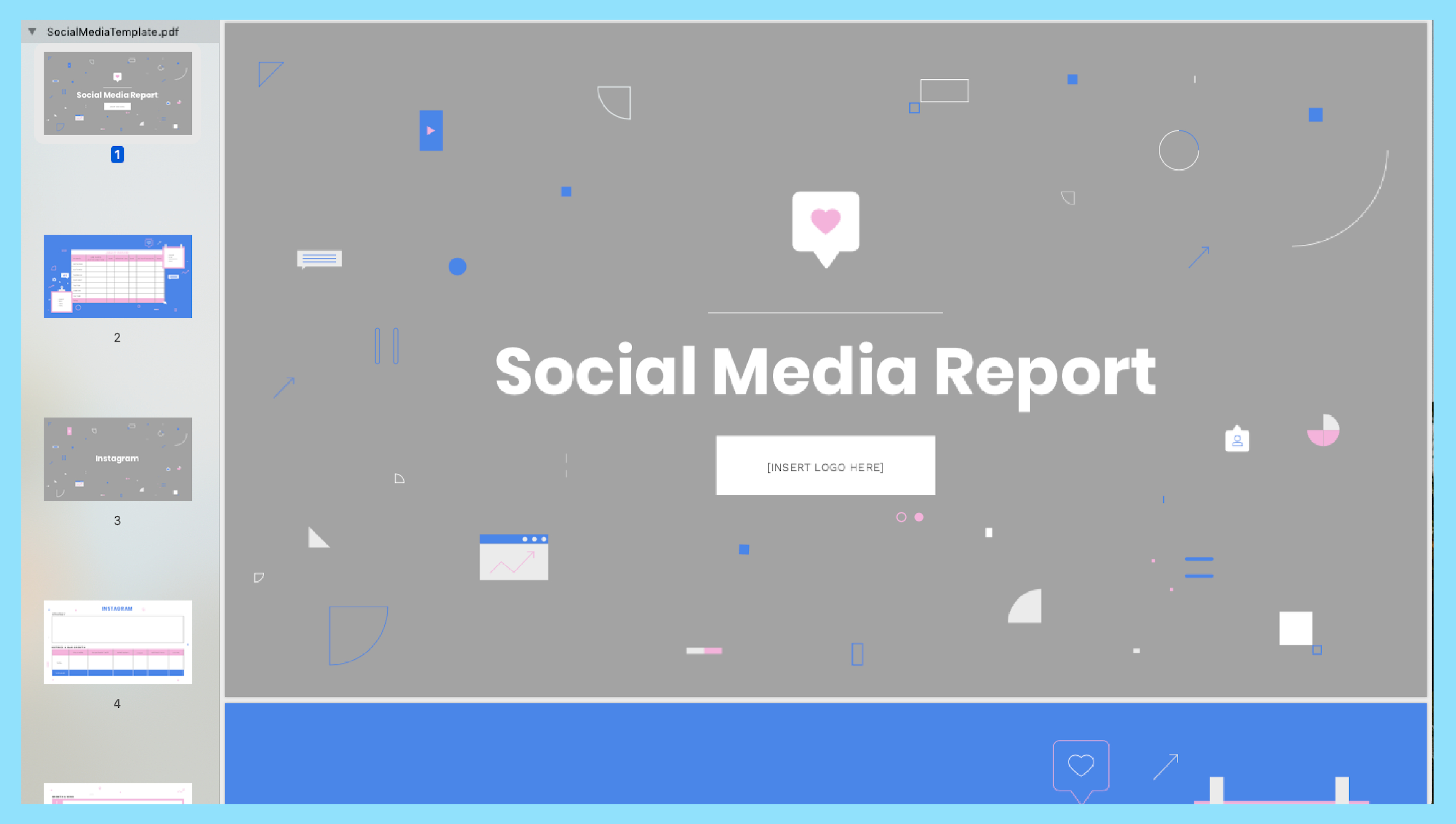 How To Build A Monthly Social Media Report With Social Media Weekly Report Template