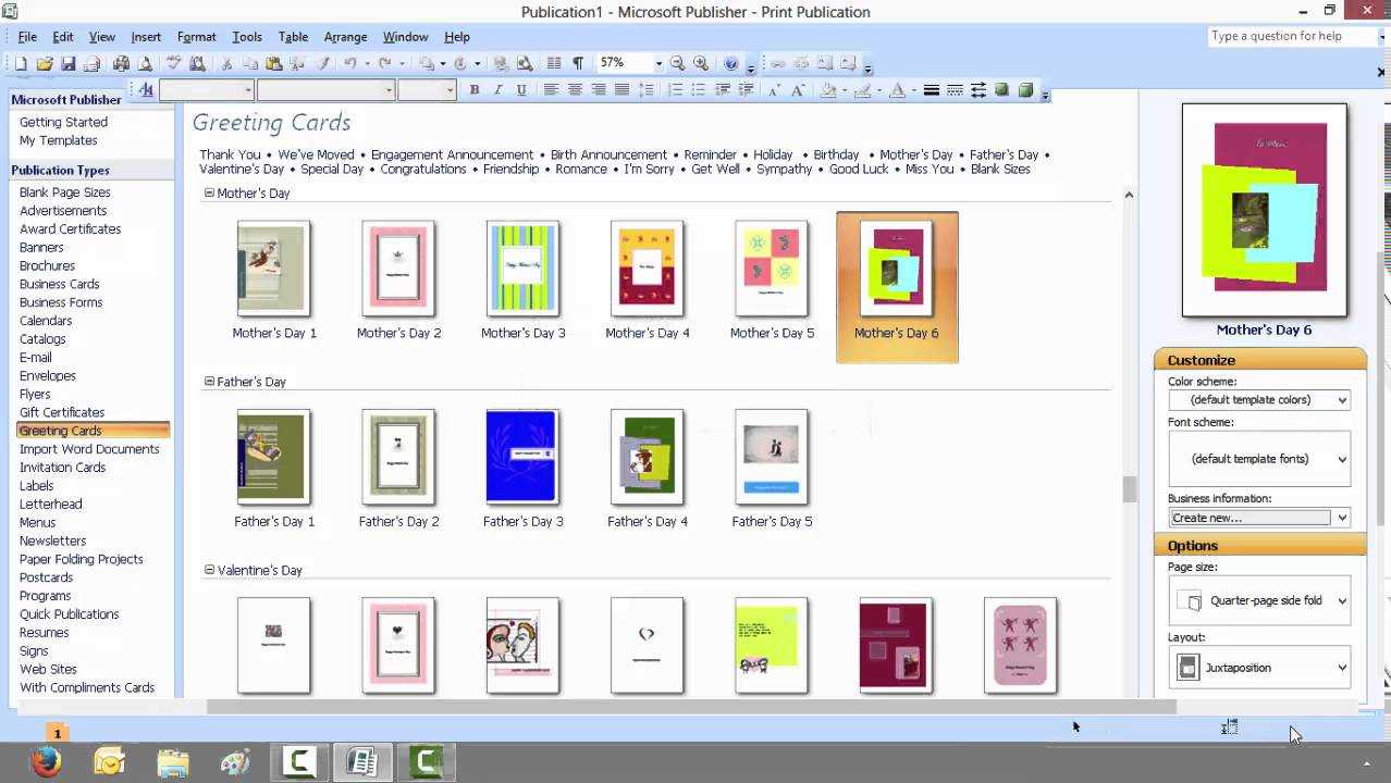 How To Create A Greeting Card With Microsoft Publisher Intended For Birthday Card Publisher Template