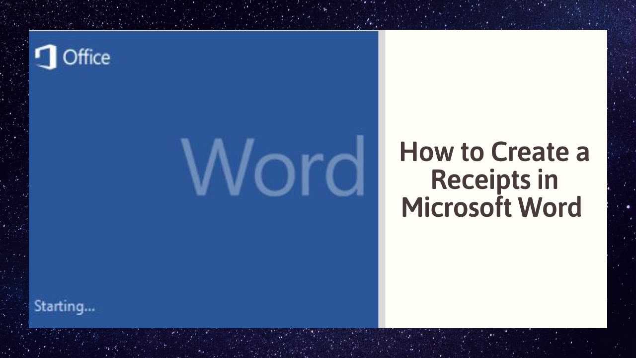 How To Create A Receipts In Microsoft Word Inside Invoice Template Word 2010