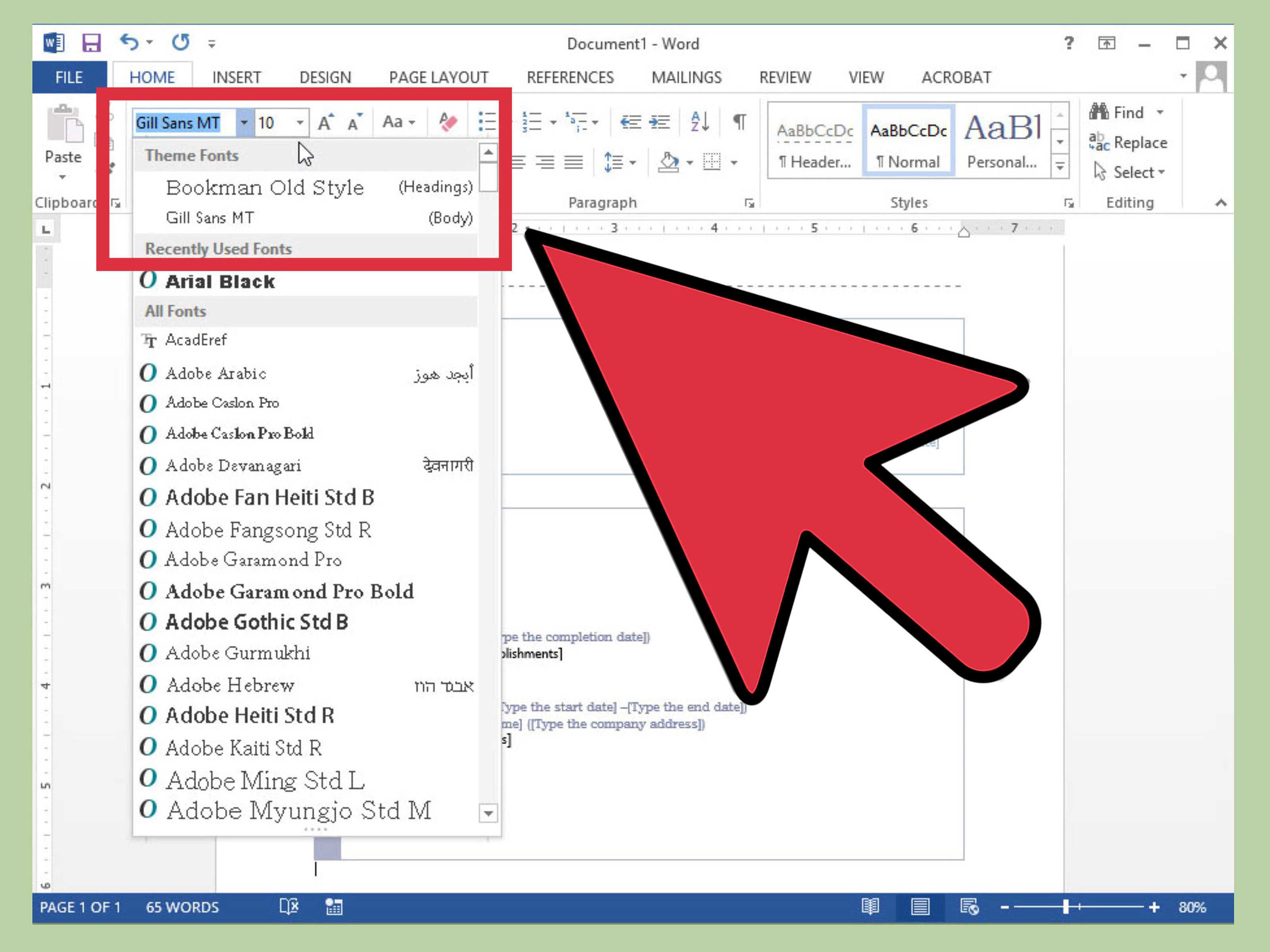 How To Create A Resume In Microsoft Word (With 3 Sample With Regard To Creating Word Templates 2013