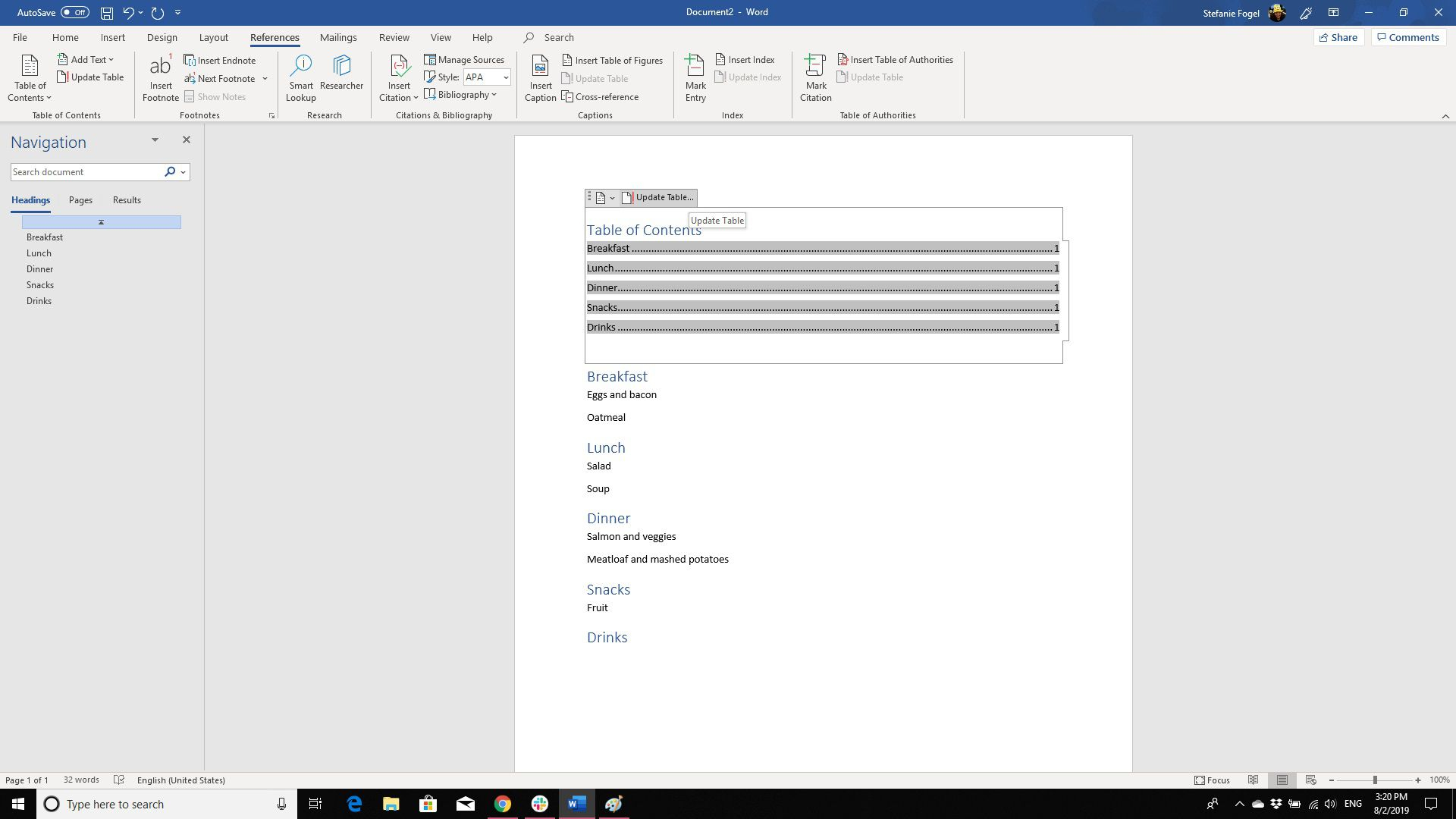 How To Create A Table Of Contents In Microsoft Word With Blank Table Of Contents Template Pdf