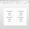 How To Create Two Page Flyer In Ms Office Word Document Within Quarter Sheet Flyer Template Word