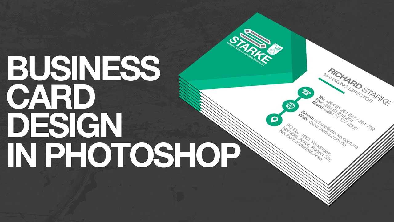 How To Design A Business Card In Photoshop Inside Create Business Card Template Photoshop