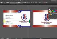 How To Design A Double Sided Business Card In Adobe Illustrator Cc, Cs6, Cs5 pertaining to Double Sided Business Card Template Illustrator