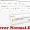 How To Fix Word Error Normal.dot "word Cannot Save Or Create This File" With Regard To Word Cannot Open This Document Template