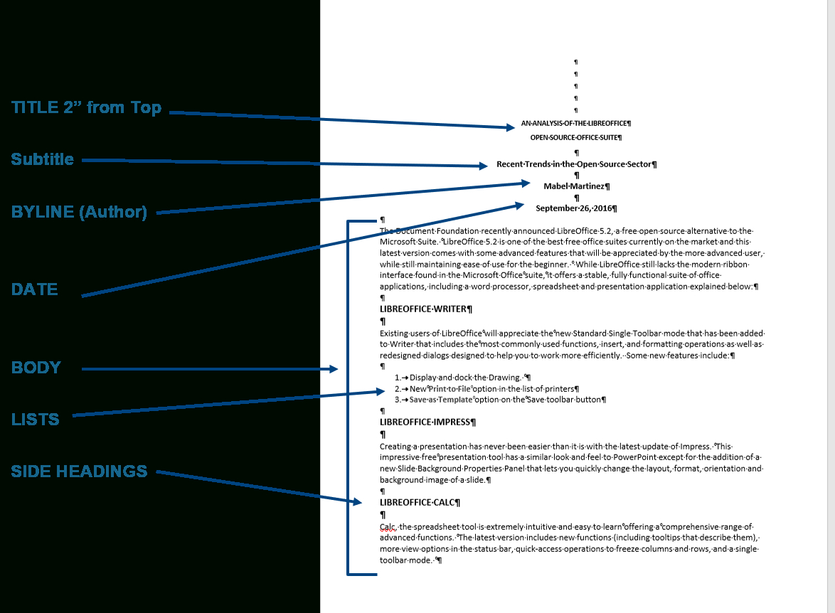 How To Format A Simple Business Report – Office Skills Blog With Simple Business Report Template