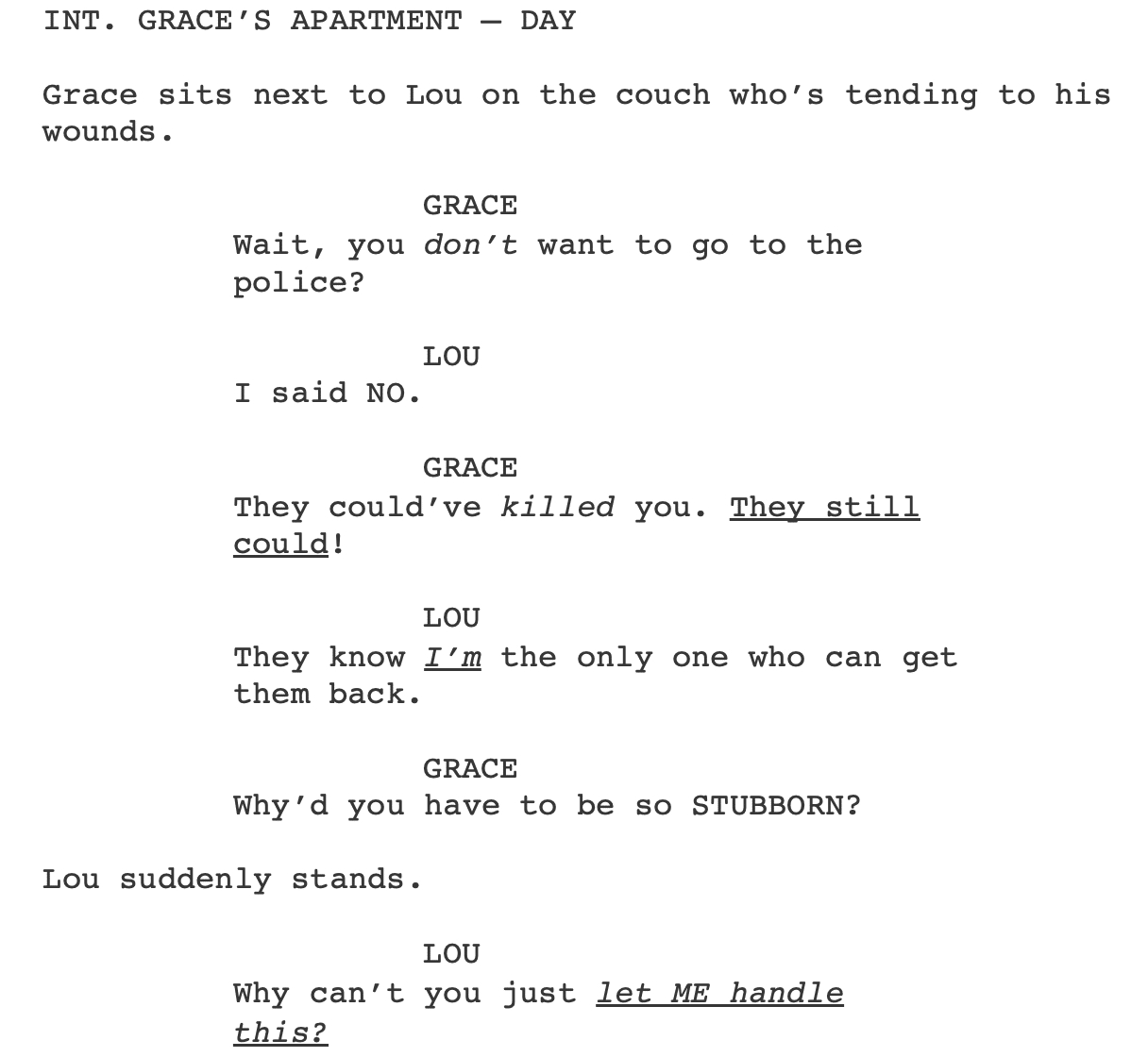 How To Format Dialogue In A Screenplay: Top 8 Dialogue With Shooting Script Template Word