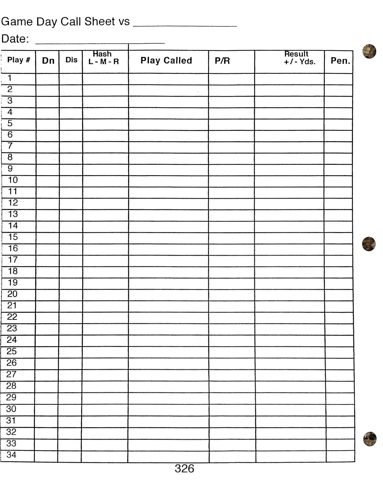 How To Game Plan For The Win Every Time – Pro Style Spread In Football Scouting Report Template