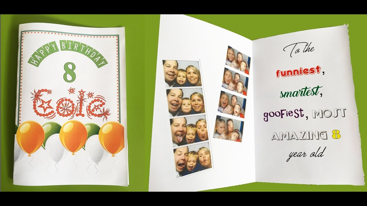 How To Make A Foldable Birthday Card With Ms Word For Foldable Card Template Word