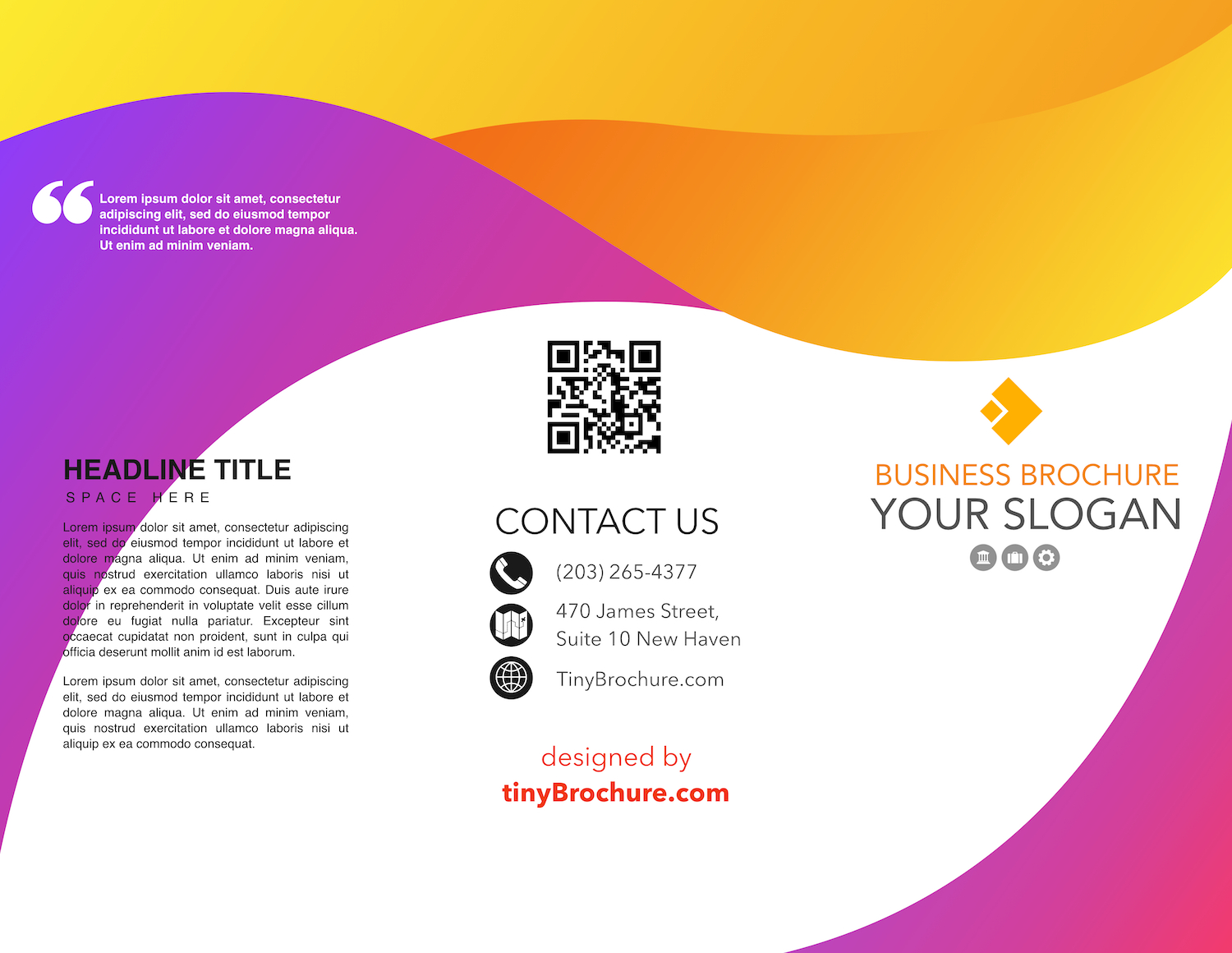 How To Make A Tri Fold Brochure In Google Docs In Brochure Template For Google Docs